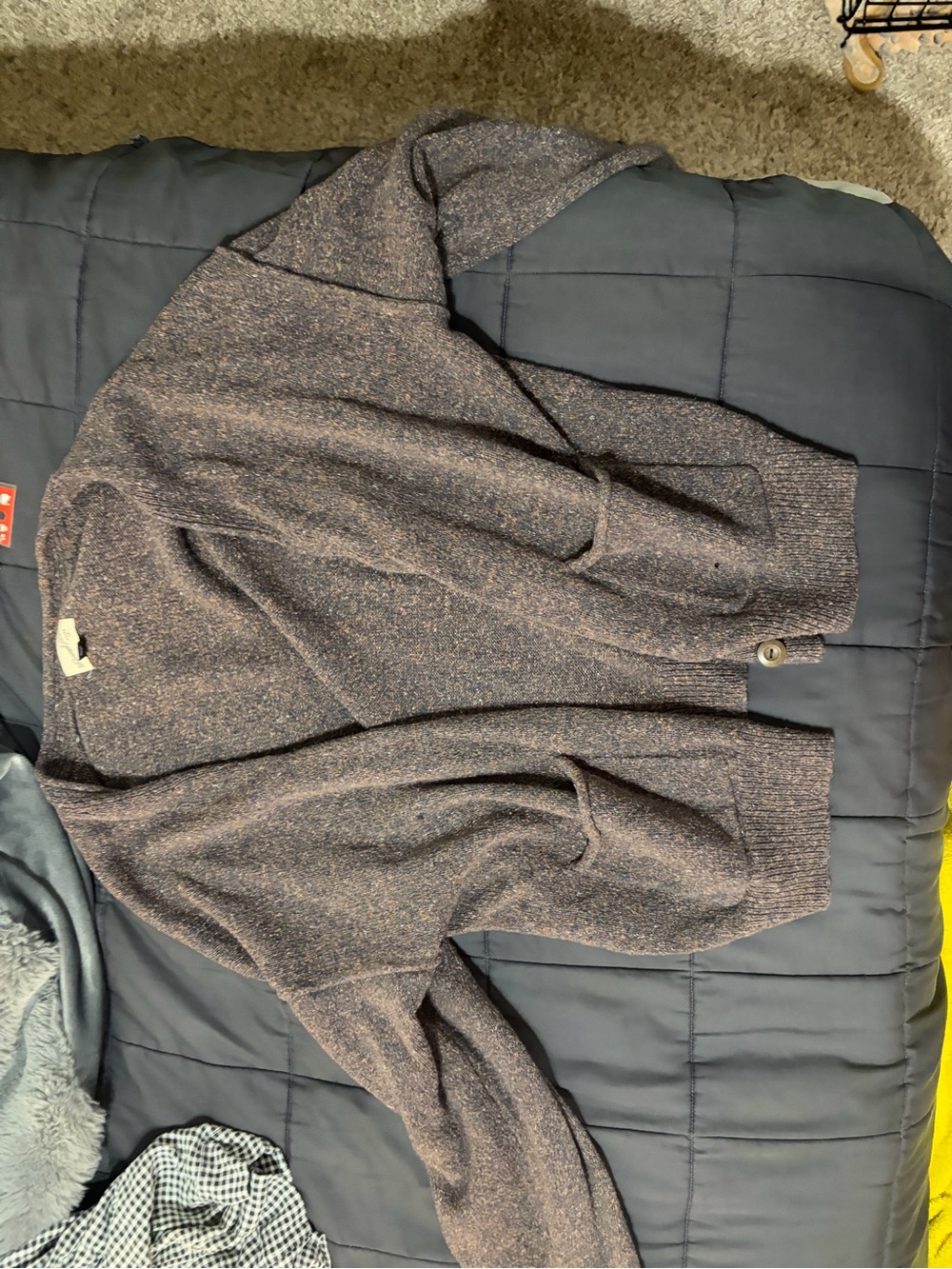 Universal Thread Heathered Brown gray Cardigan Sweater